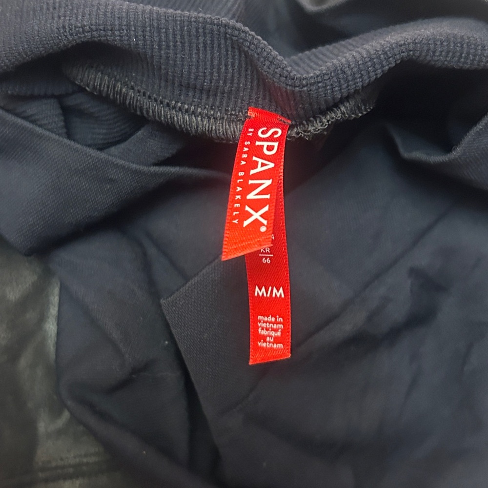 Spanx MATERNITY Mama Faux Leather Leggings Medium - Picture 5 of 7